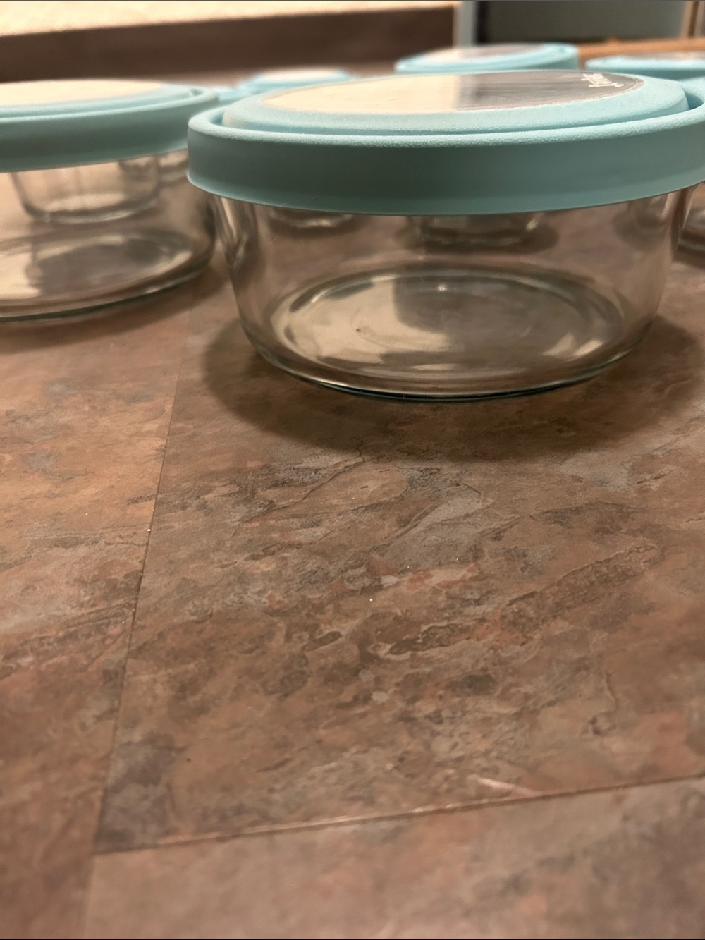 Anchor Hocking TEAL 12 Piece Glass Bowl Set w True Seal Lids BRAND NEW - Picture 13 of 16